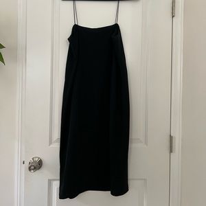 Everlane Japanese GoWeave Cami Slip Dress in Black